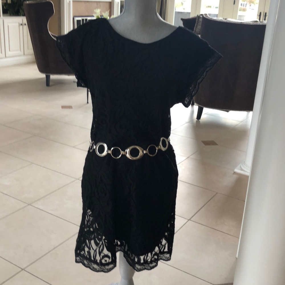 Super cute Black Lace dress BELT NOT INCLUDED